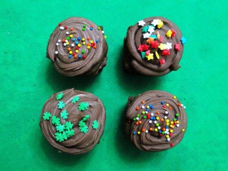 Cupcakes de chocolate